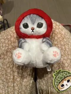 mofusand フルーツにゃんぬいぐるみ　りんご