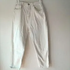 CLASSICAL ELF ホワイト ストレートデニム