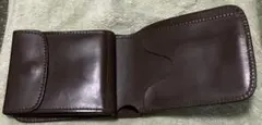 Genuine Leather Bi-fold Wallet, High-Quality Saddle Leather Men's Wallet, Handmade, Rider's Wallet