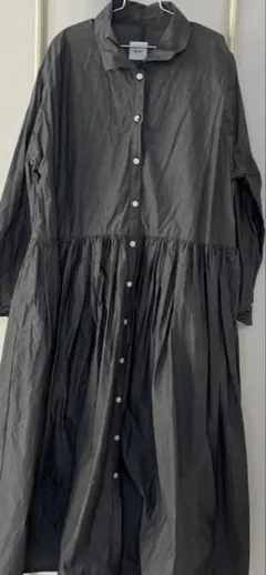 [美品] Gauze# ガーゼ# ロングワンピース　グレー