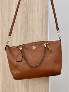 COACH スモール ケルシー サッチェル 2WAY ブラウン F36675