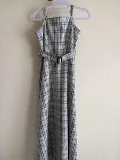 ツイード柄 キャミワンピース Mサイズ