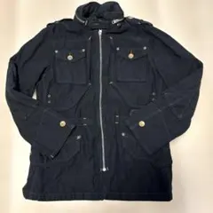 EDWIN 505ミリタリージャケット ブラックM