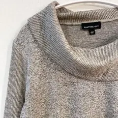 FORTUNE+IVY 【L】茶 カシュクールニット　カジュアル　キレイめ