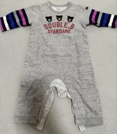 DOUBLE.B ロンパース 70cm グレー