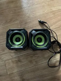 WESDAR CS2 PCスピーカー USB接続 2個セット 箱付き