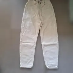 ZARA ホワイト カジュアルパンツ EUR36