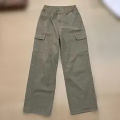 カーキ カーゴパンツ M