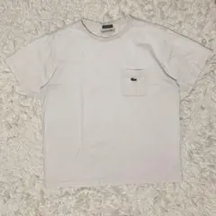 ラコステ 日本製 ポケット Tシャツ 白 4 L TH209PL ワニ 古着のサムネイル
