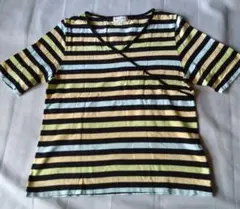 SAB STREET 半袖 Tシャツ ボーダー柄 15号のサムネイル