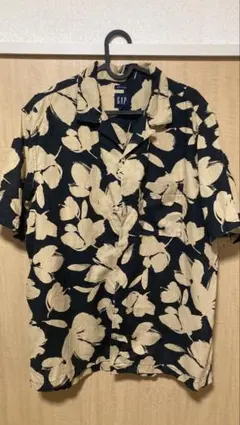 【希少モデル】 GAP ギャップ ハイビスカス柄 入手困難 オープンカラーシャツ