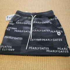 新品PEARLY GATES ブラックスカート　サイズ1 パーリーゲイツ