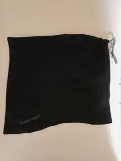 mont-bell ブラック ネックウォーマー サイズFREE