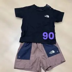 ノースフェイス　90 サイズ　Tシャツ　ハーフパンツ　セットアップ　夏服