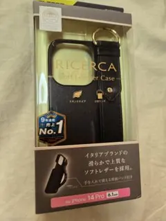 iPhone14pro ricerca 手帳型ケース　カバー　ネロ　336