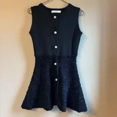 週末セール✨Rirandture ブラック フレアベスト