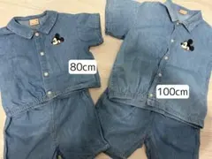 お揃い♡ petit main ミッキー セットアップ 80cm 100cmのサムネイル