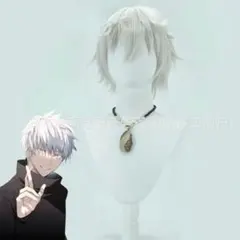 【2点セット】呪術廻戦 五条悟 コスプレ ウィッグ♪かつら アニメ 少年漫画