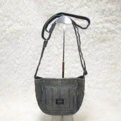 希少 廃盤品 PORTER DEEPER ショルダーバッグ デニム生地
