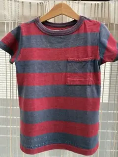 【値下】デニムダンガリー DENIM DUNGAREE Tシャツ 120ボーダーのサムネイル