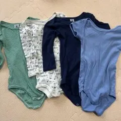 PETIT BATEAU 長袖ボディスーツ 18m/81cm