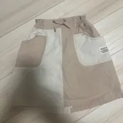 BEAMS mini ベージュホワイトスカートのサムネイル