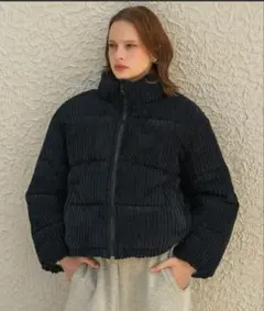 コーデュロイ ダウン