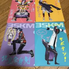 にじさんじ 3SKM クリアファイル A4サイズ全4種　セブンイレブン
