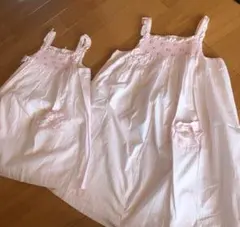 タルティーヌエショコラ　ワンピース　100 120 ペア　お揃いコーデ