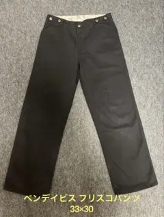 90s ベンデイビス　フリスコパンツ　usa製 w30 ブラック 90s ベンデイビスフリスコパンツusa製 w30 ブラック