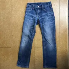 EDWIN ストレートパンツ 130サイズ デニムブルー