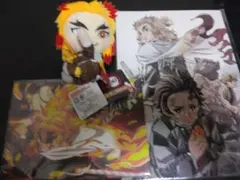 鬼滅の刃～煉獄杏寿朗　下敷き(非売品)他3点セット☆新品☆
