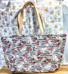 [トートバッグ]サマンサタバサ/Disneyミニーマウス　総柄　ハンドバック