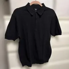 UNIQLO ブラック ポロシャツ L