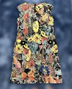 スーパービューティー　花柄刺繍ポケットワンピース　40