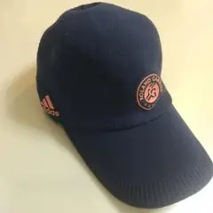 アディダス ローランギャロス ネイビー帽子 キャップ 全仏