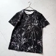 TORNADO MART Tシャツ 花柄 総柄 L ブラックのサムネイル