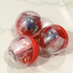 【まとめ売り】ディズニー　リルリンリン　カプセルトイ / 赤1個、青2個