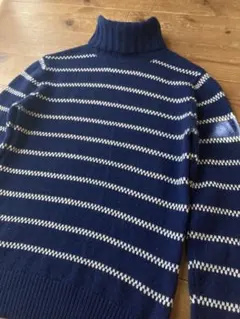 A.P.C. アーペーセー ボーダー柄 タートルネックニット セーター