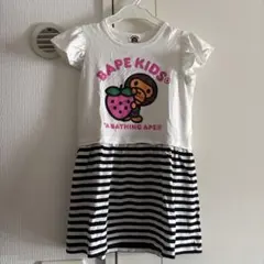 BAPE KIDS 半袖ワンピース ストライプのサムネイル