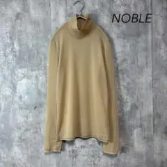 NOBLE ノーブル　シアータートルネックプルオーバー　カットソー