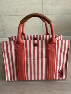 値下げ!!⭐︎Ralph Lauren⭐︎赤と白のストライプ トートバッグ