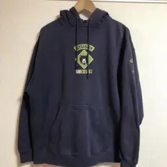 希少　90s STUSSY 8099 ネイビー パーカー メンズXL相当