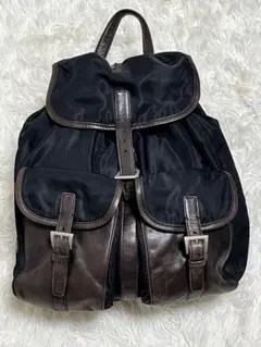 PRADA プラダ　リュック　レザー　テスートナイロンバックパック初売りセール