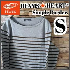 BEAMS HEART♪ビームスハート ロンT レディース S ボーダー