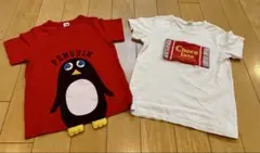チークルーム Tシャツ 2枚セット ペンギン110㎝ チョコ120㎝のサムネイル