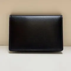 【未使用品❣️】 CYPRIS キプリス ボックスカーフ　通しマチ名刺入れブラックのサムネイル