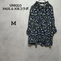 UNIQLO　PAUL & JOEコラボ　シフォン花柄ブラウス M