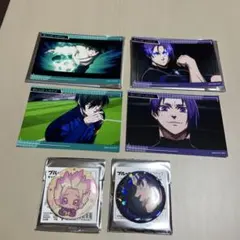 ブルーロック　ブロマイドコレクション　缶バッジ 糸師凛　御影玲王　士道龍聖