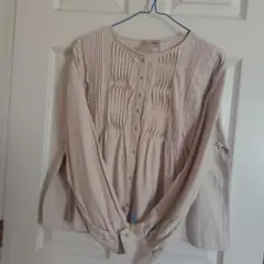 切り替えピンタックブラウス サマンサモスモス 半タグ付き